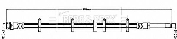 BORG & BECK Тормозной шланг BBH8161